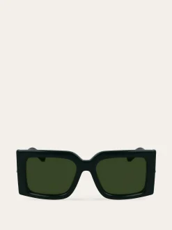 Rectangular frame sunglasses - Women