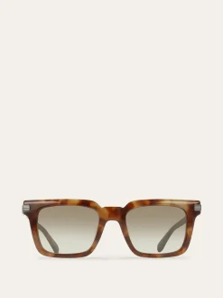 Rectangular frame sunglasses - Men