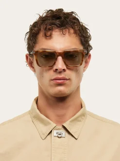 Rectangular frame sunglasses - Men