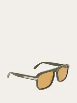 Rectangular frame sunglasses - Men