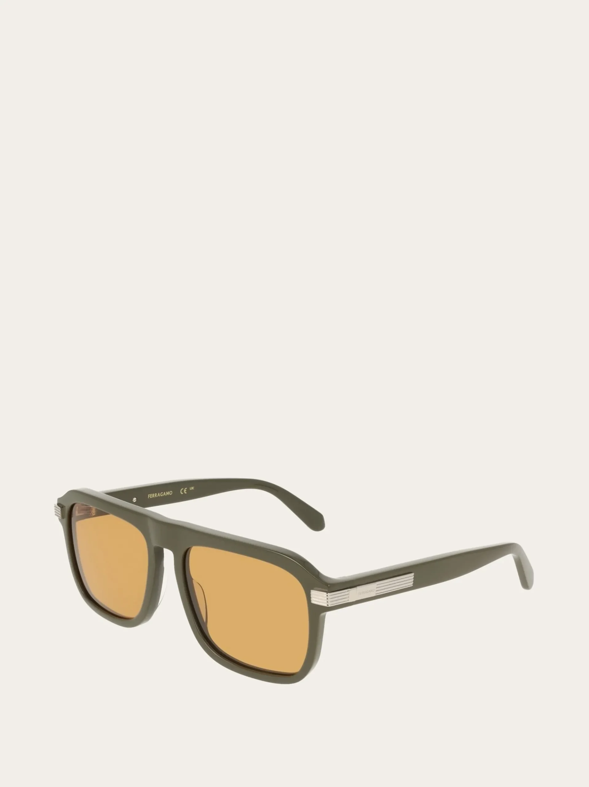 Rectangular frame sunglasses - Men