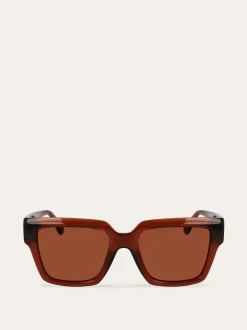 Rectangular frame sunglasses - Women