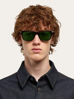 Rectangular frame sunglasses - Men