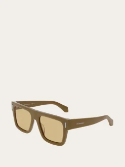 Rectangular frame sunglasses - Men