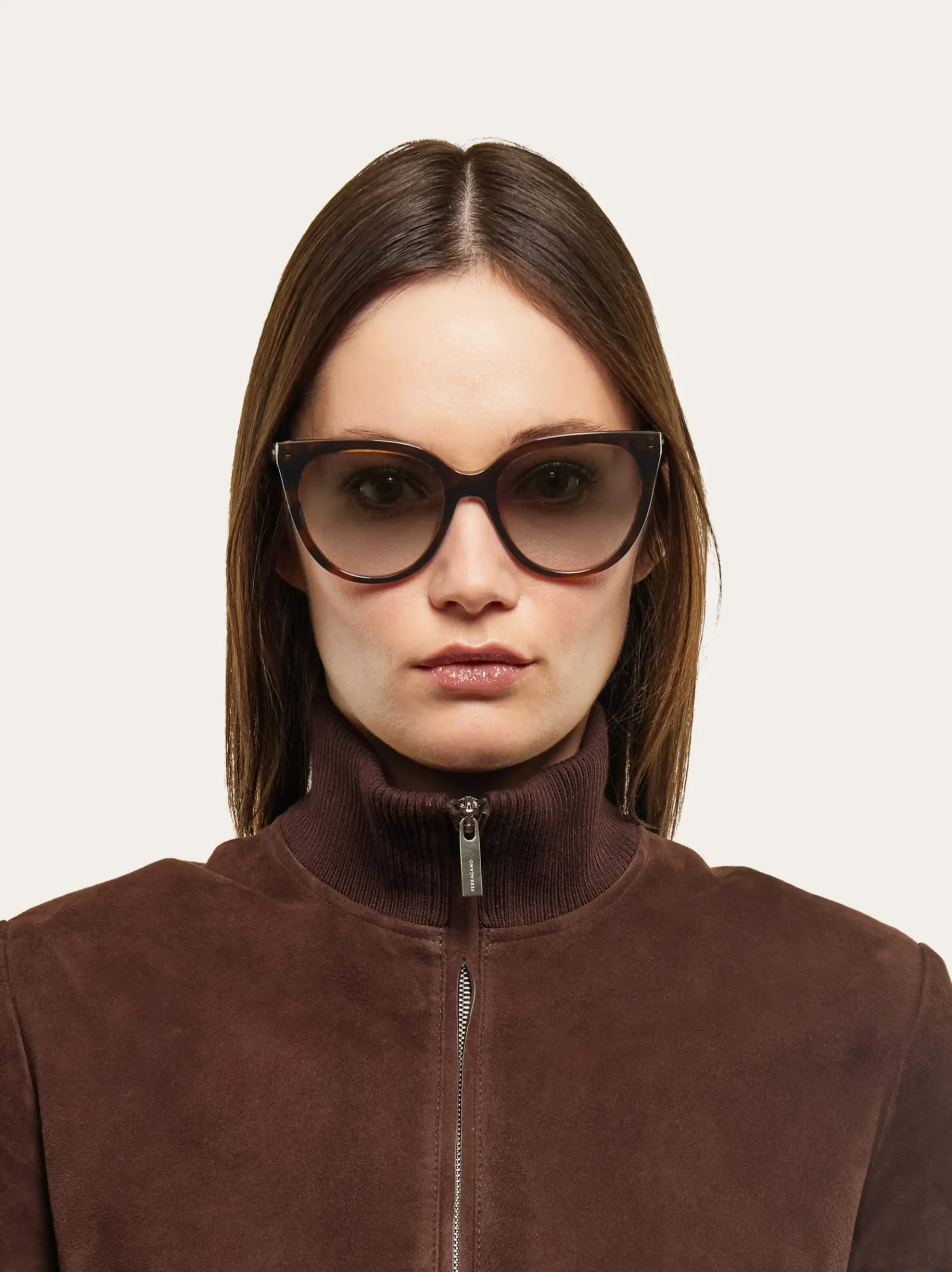 Rectangular frame sunglasses - Women