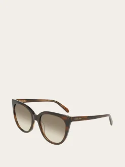 Rectangular frame sunglasses - Women