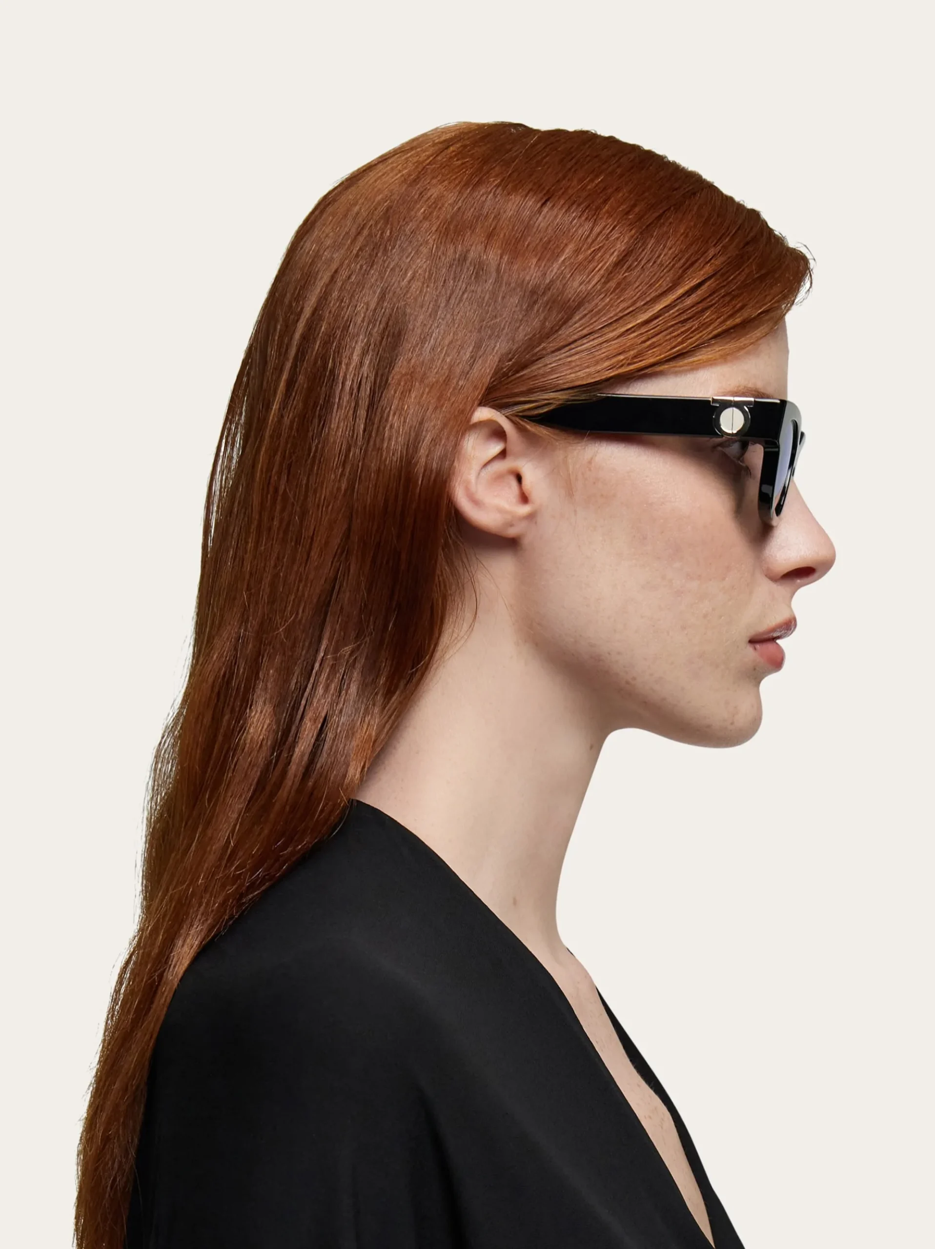 Rectangular frame sunglasses - Women