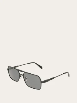 Rectangular frame sunglasses - Men