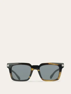 Rectangular frame sunglasses - Men