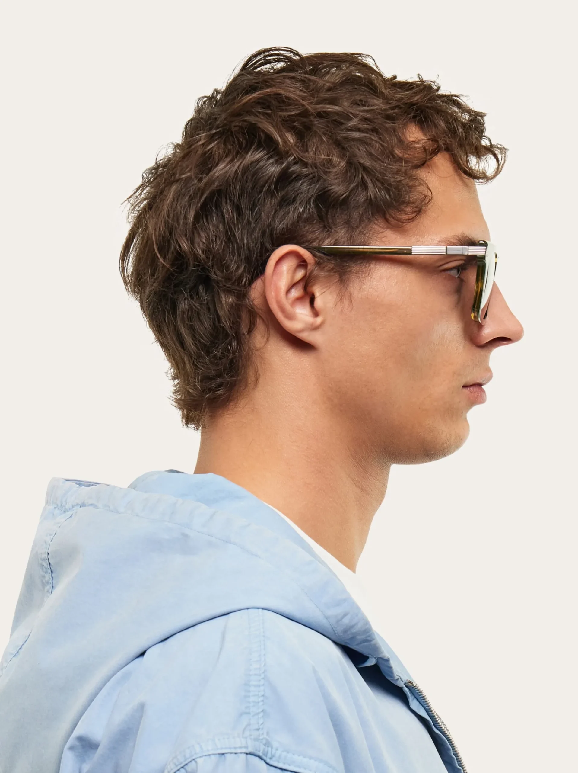 Rectangular frame sunglasses - Men
