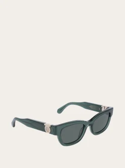 Rectangular frame sunglasses - Women