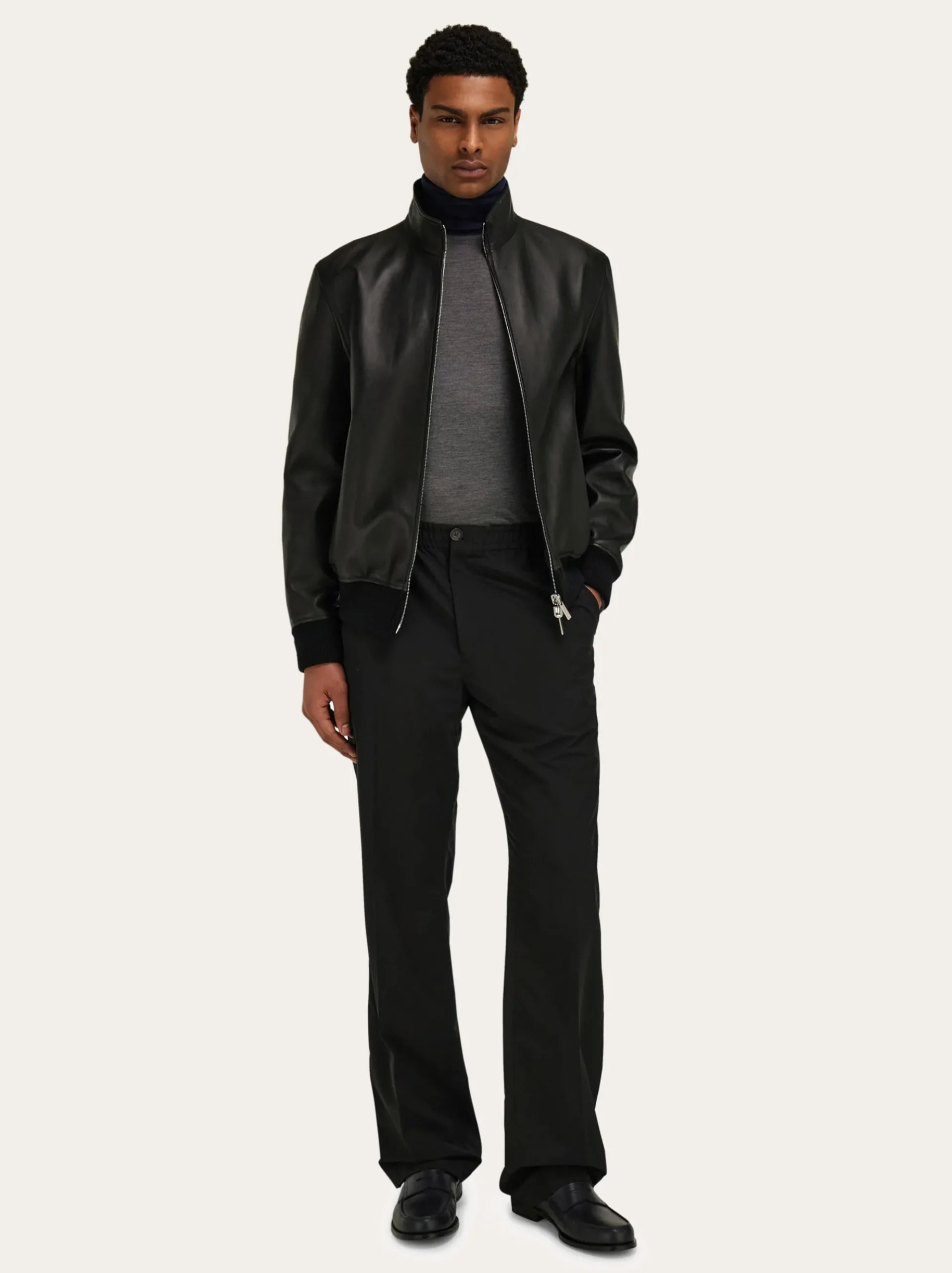 Reversible nappa blouson - Men
