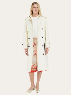 Rooster print long skirt - Women
