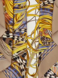 Rooster print silk scarf - Women