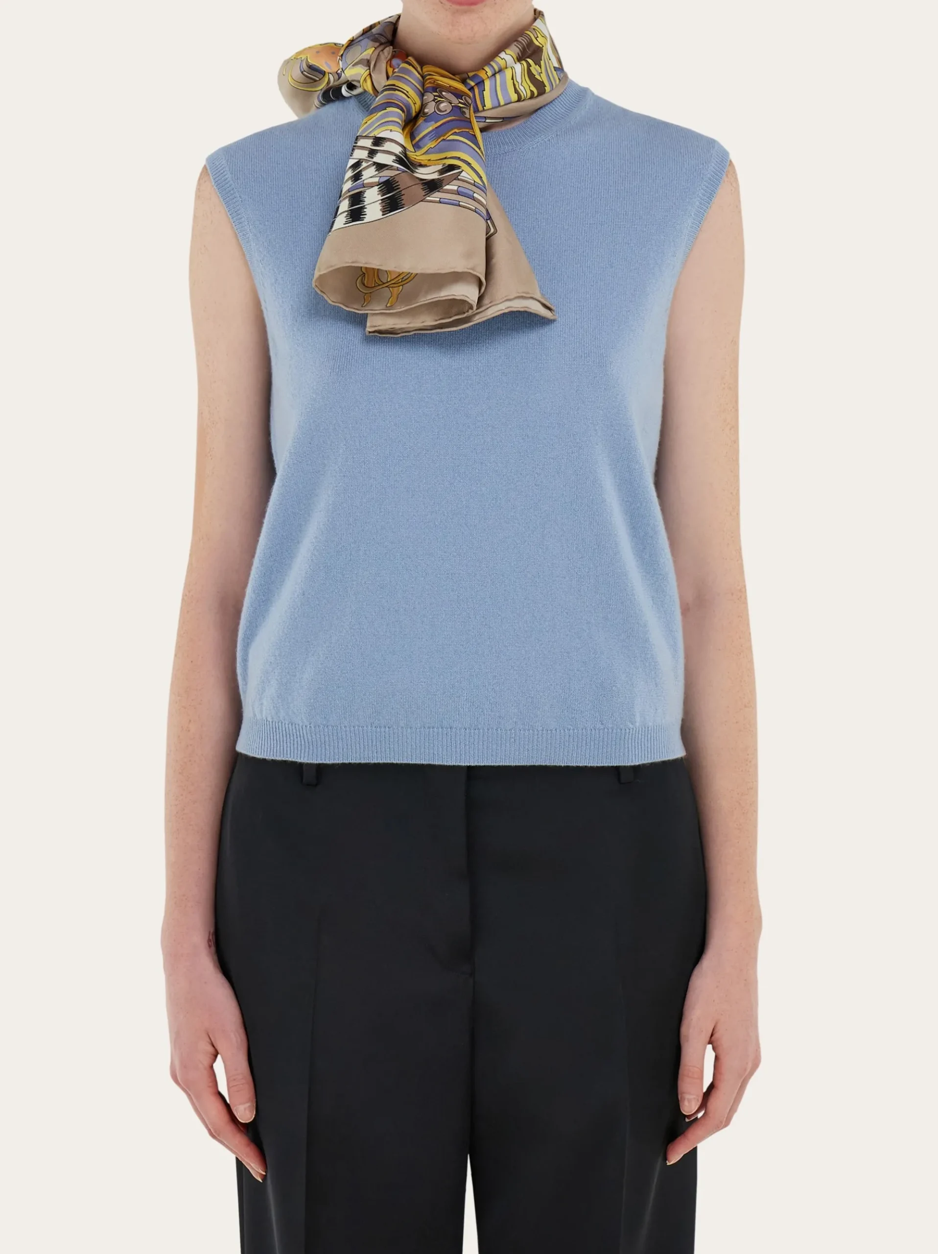 Rooster print silk scarf - Women