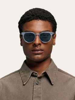 Round frame sunglasses - Men