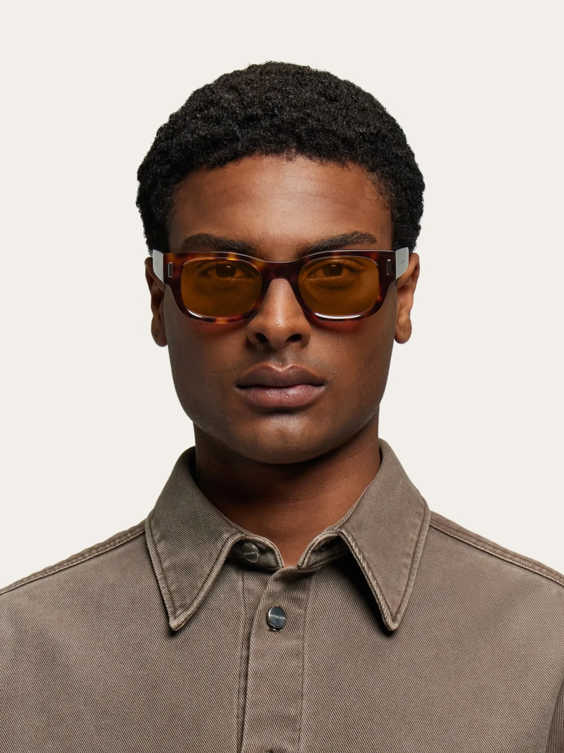 Round frame sunglasses - Men