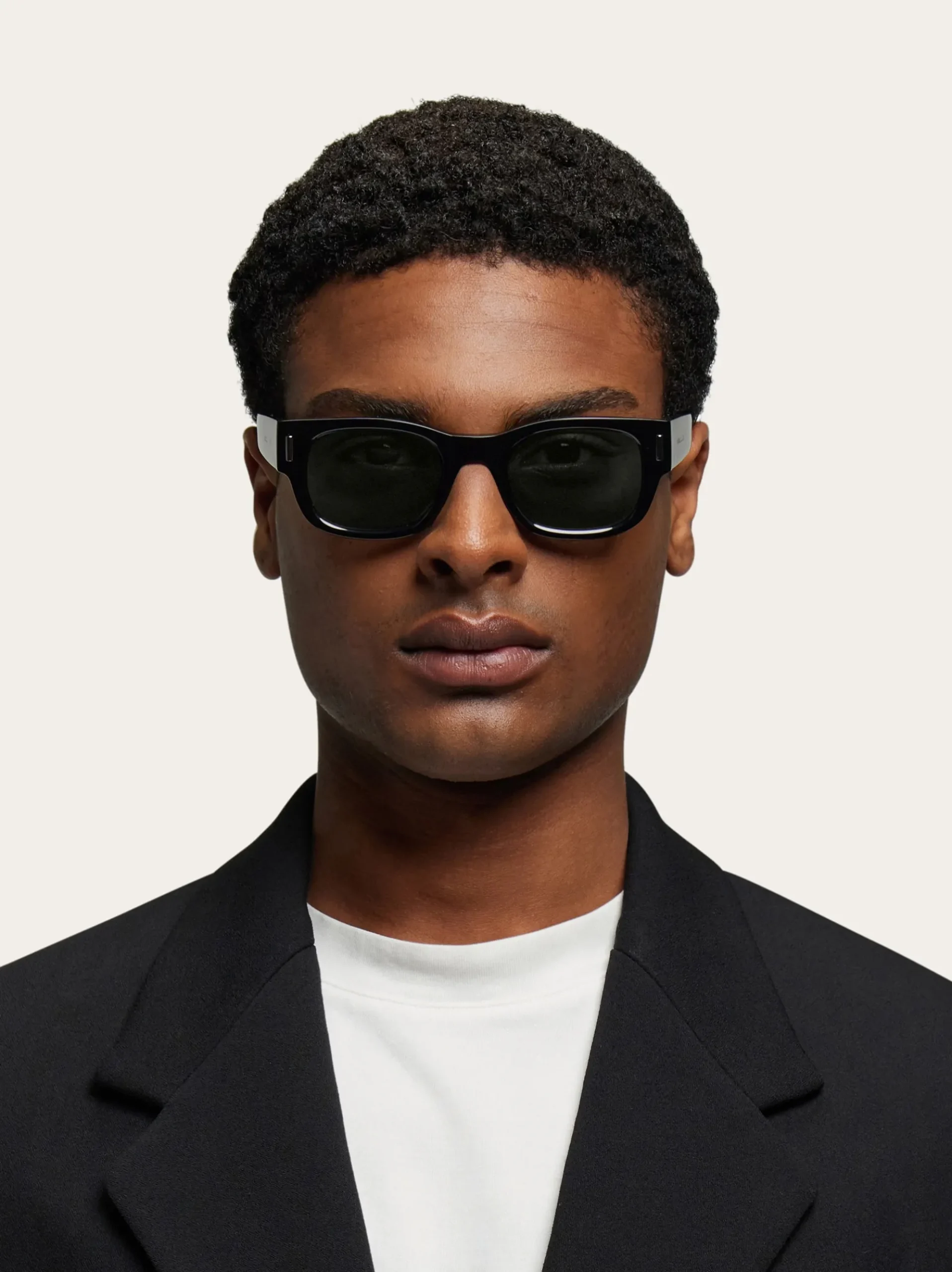 Round frame sunglasses - Men