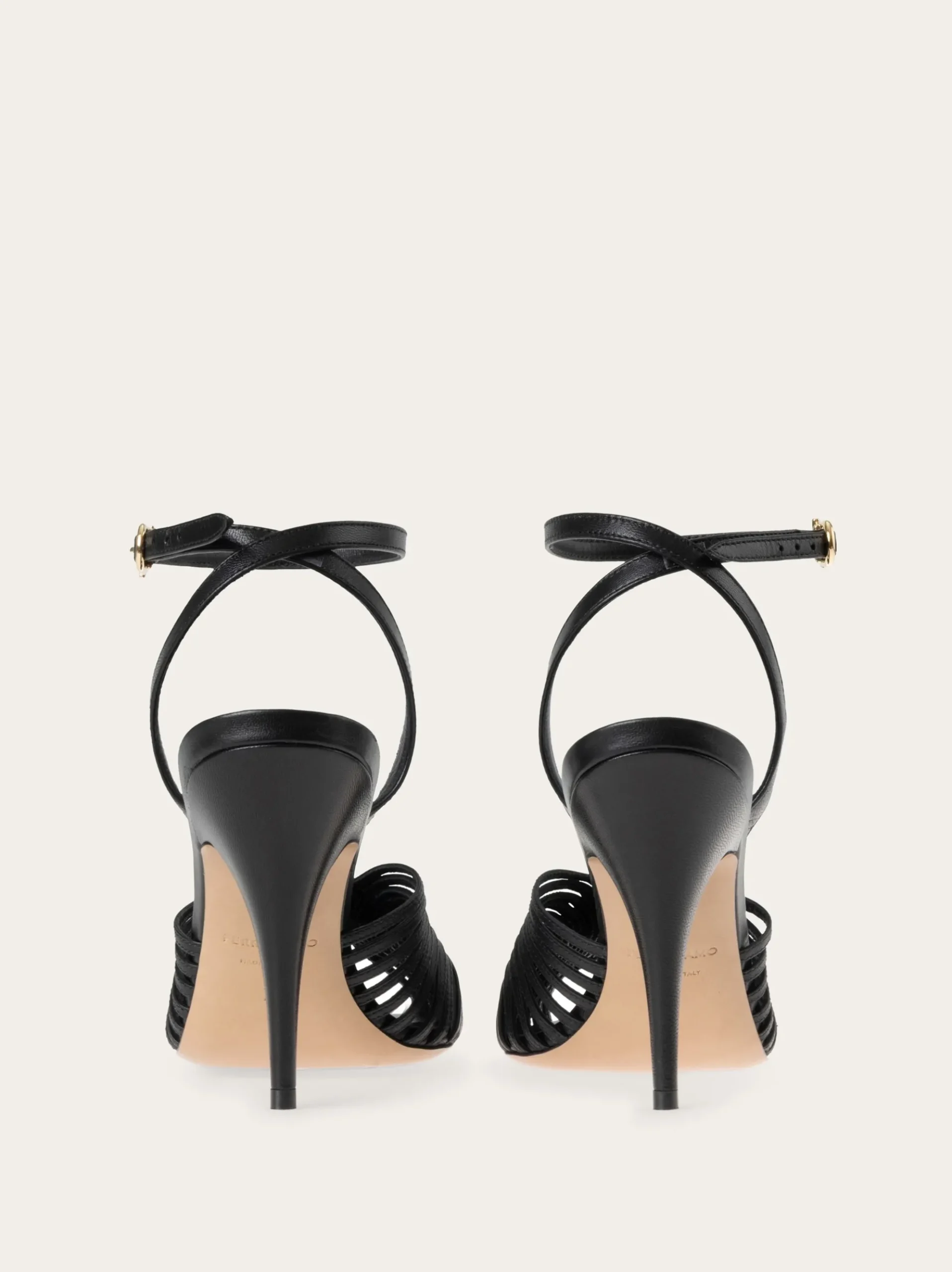 Sandal with Gancini element - Women