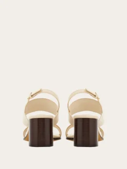 Sandal with Gancini ornament - Women
