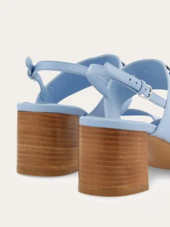 Sandal with Gancini ornament - Women