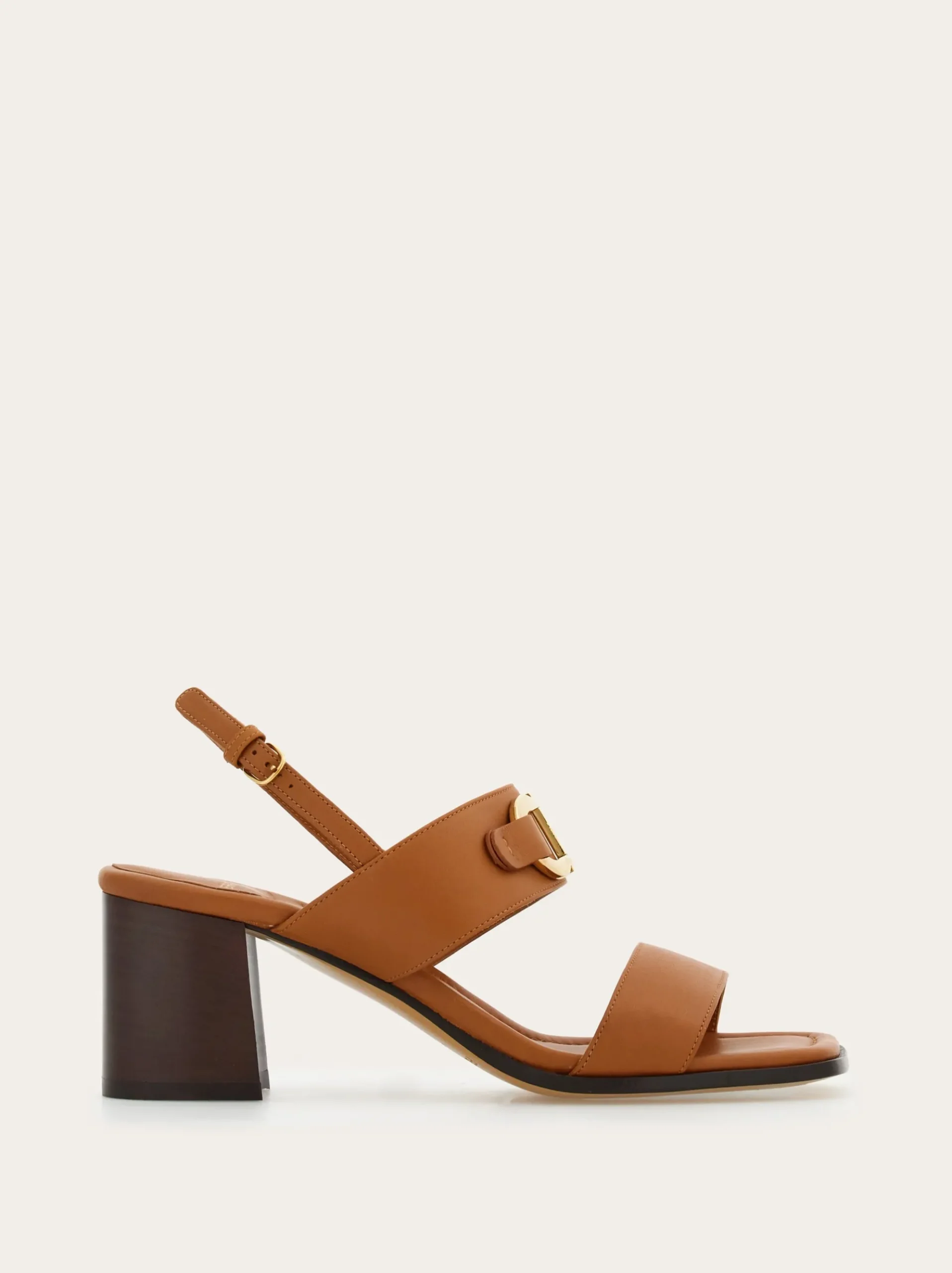 Sandal with Gancini ornament - Women