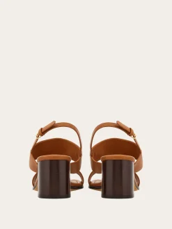 Sandal with Gancini ornament - Women