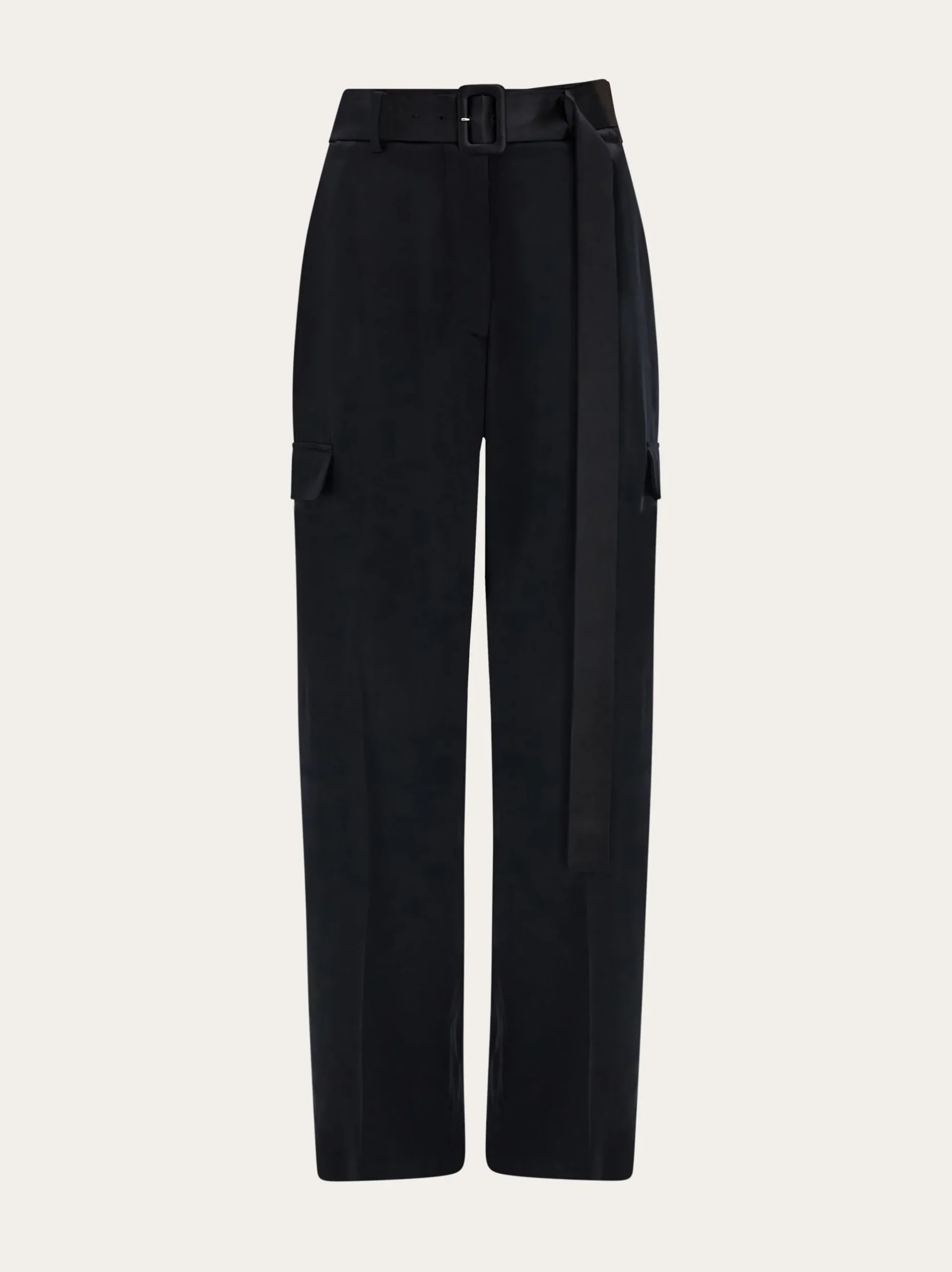 Satin cargo trouser - Women