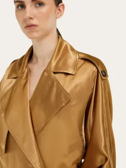 Satin trench - Women