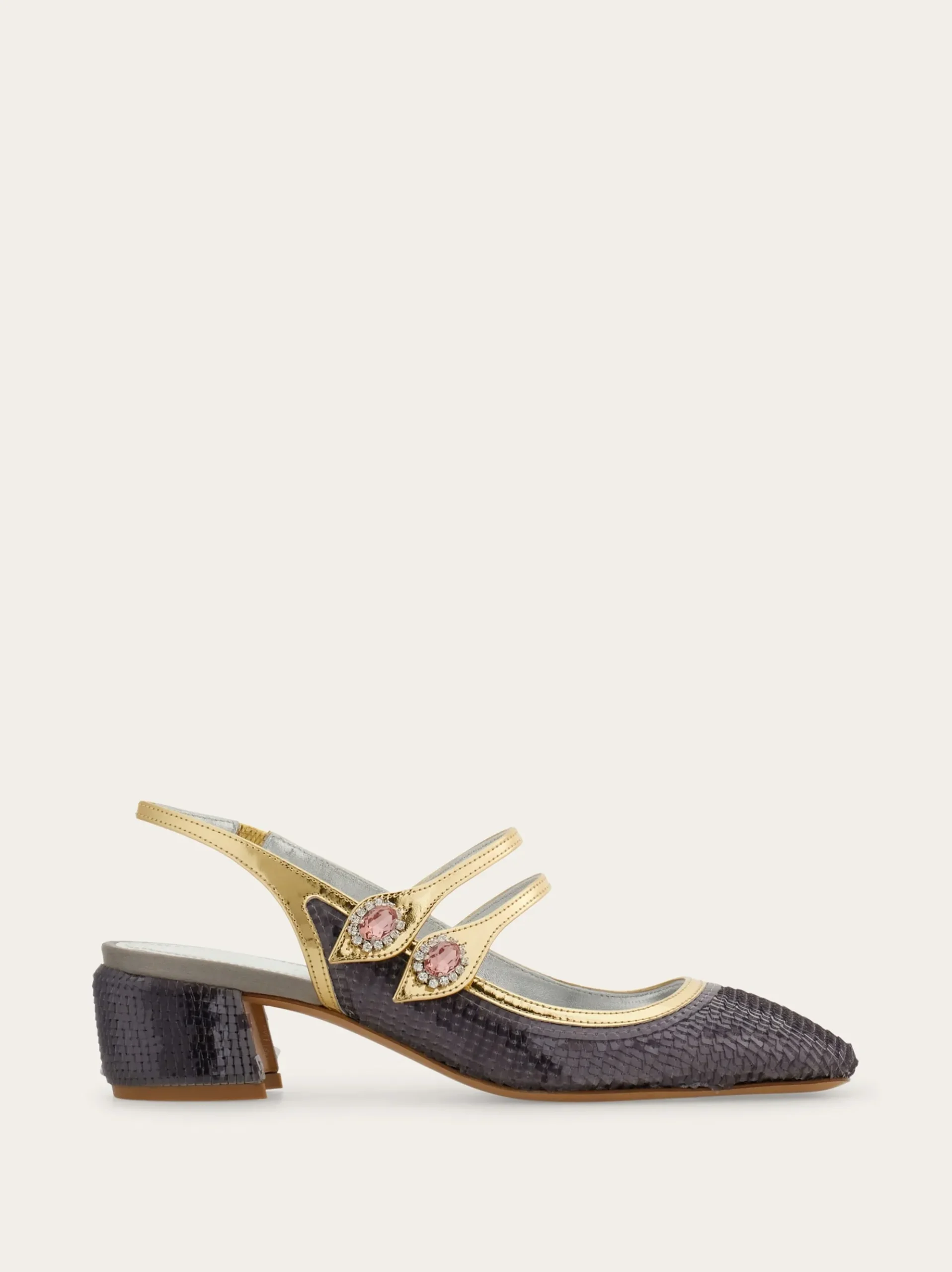 Sequin embellished slingback - Women