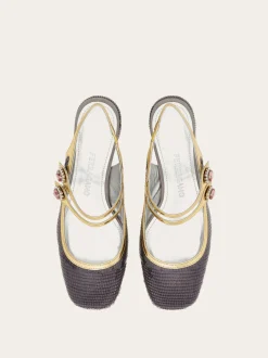 Sequin embellished slingback - Women