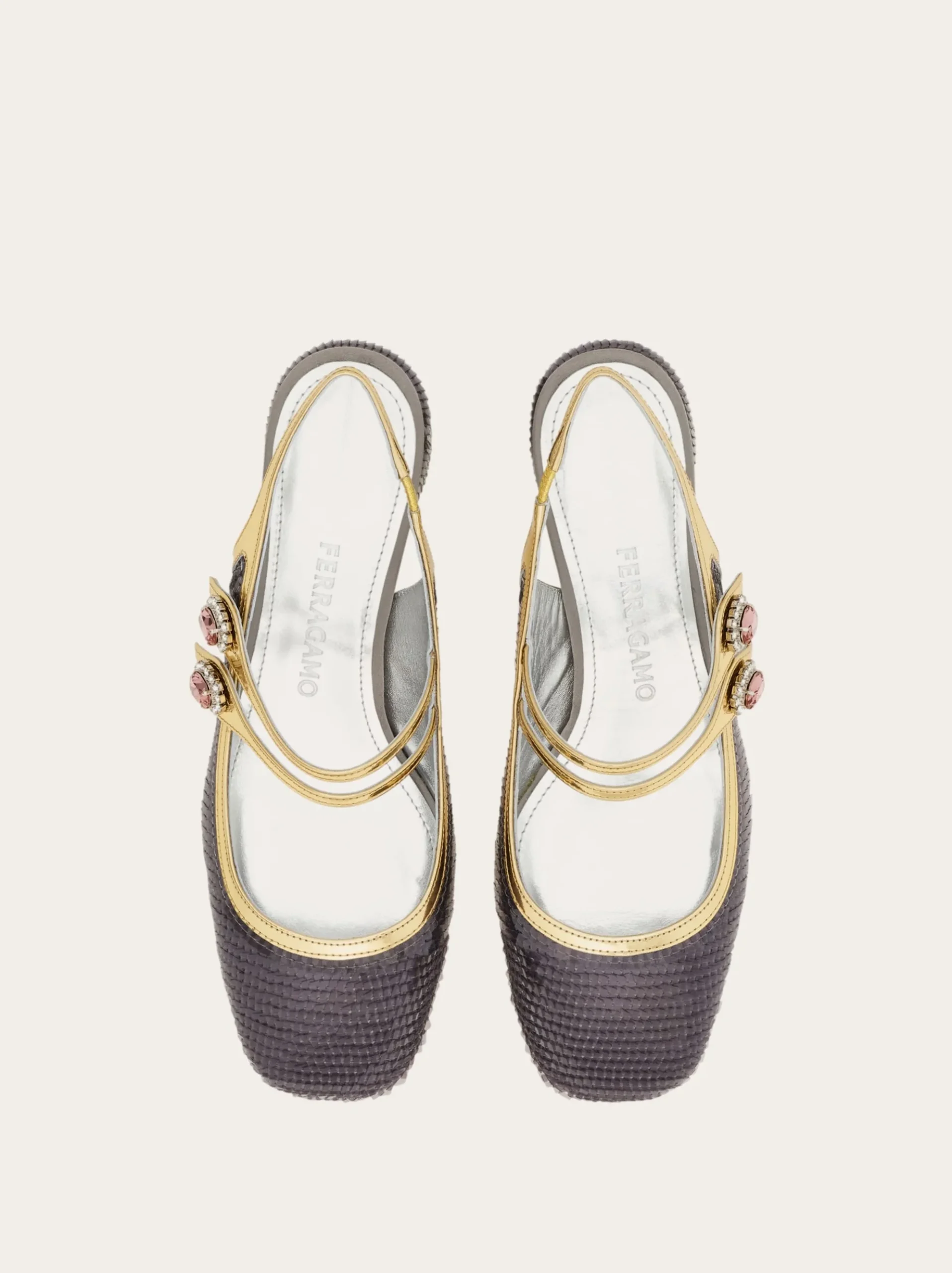 Sequin embellished slingback - Women