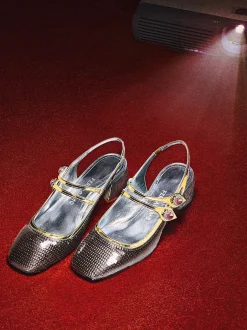 Sequin embellished slingback - Women