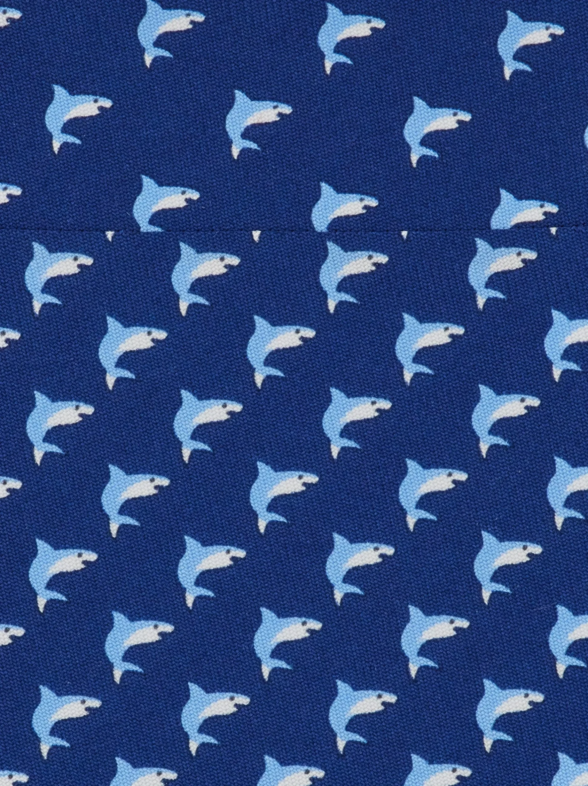 Shark print silk tie - Men