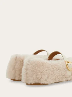 Shearling ballet flat - Women