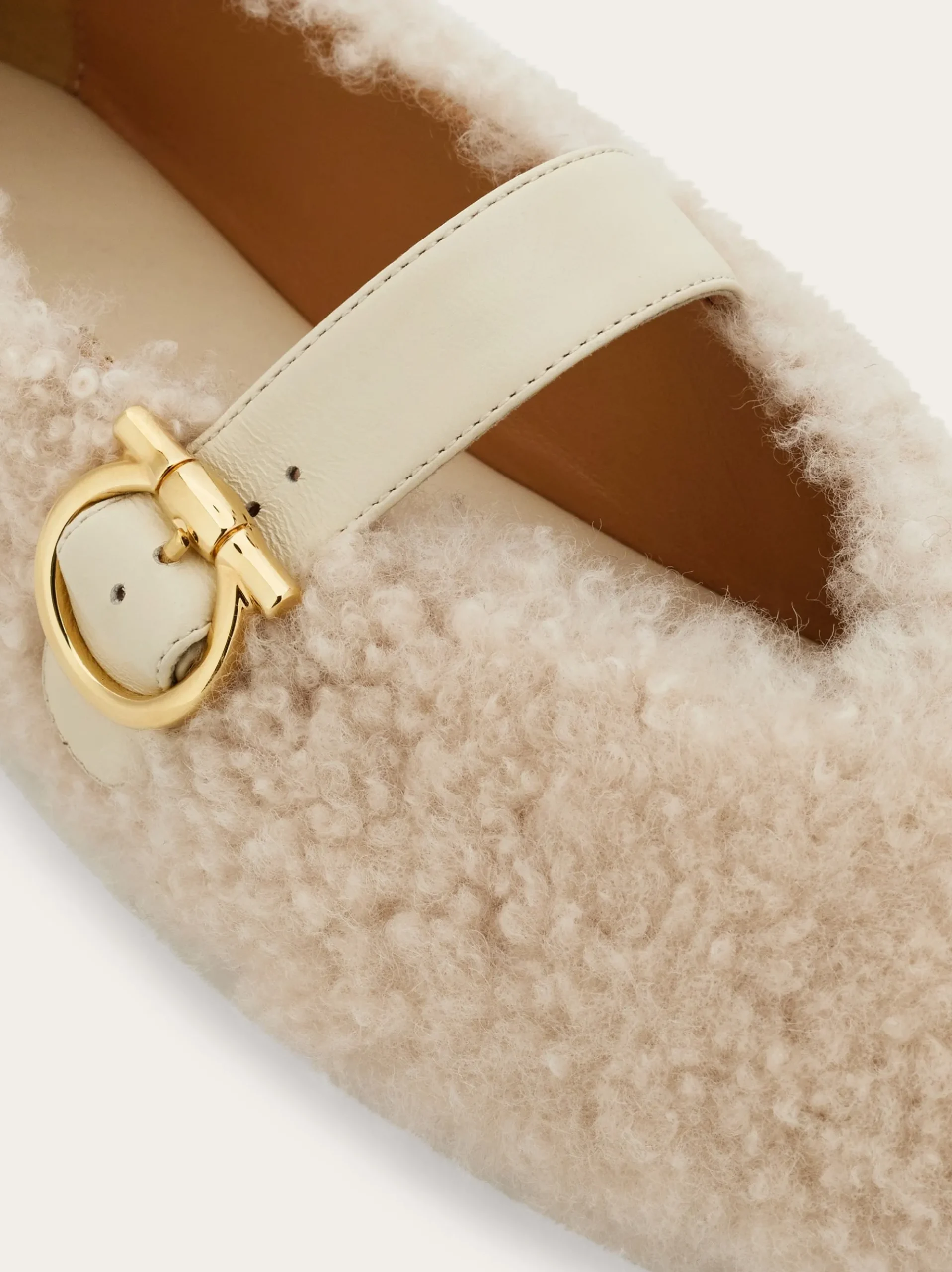 Shearling ballet flat - Women