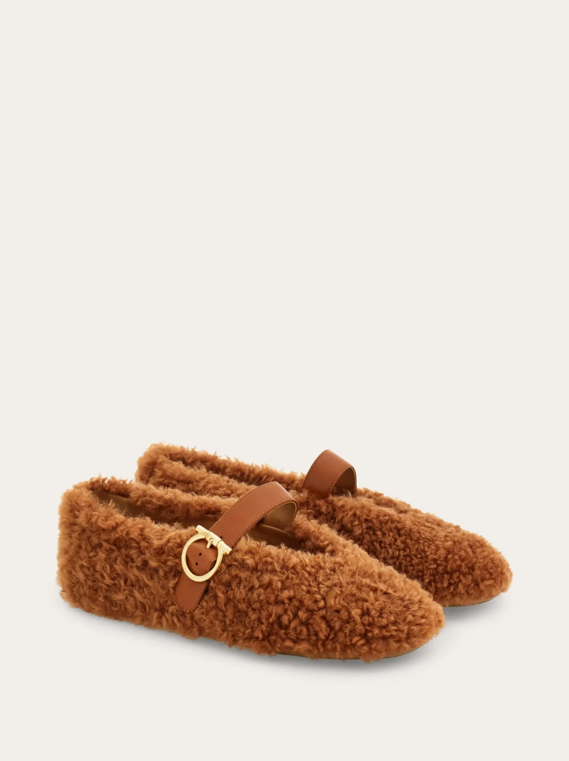 Shearling ballet flat - Women
