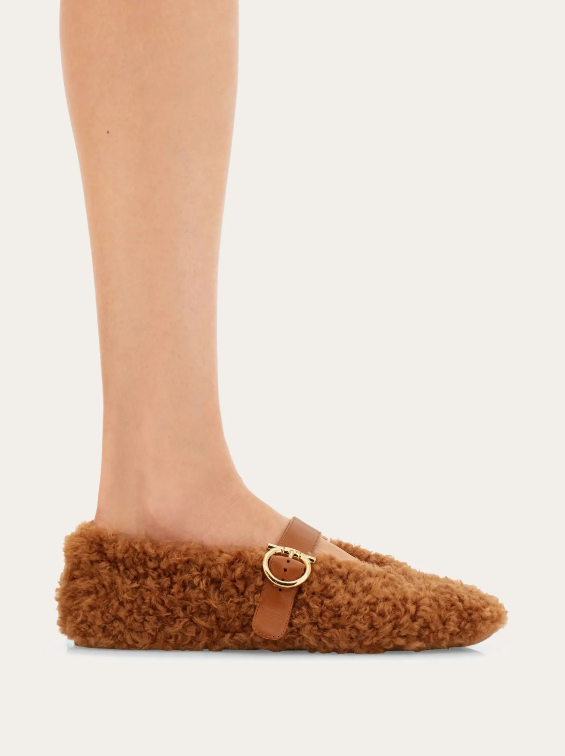 Shearling ballet flat - Women