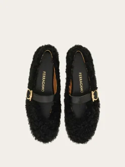 Shearling ballet flat - Women