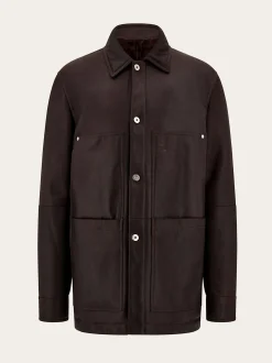 Sheepskin leather blouson - Men