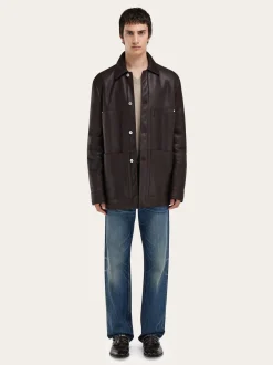 Sheepskin leather blouson - Men
