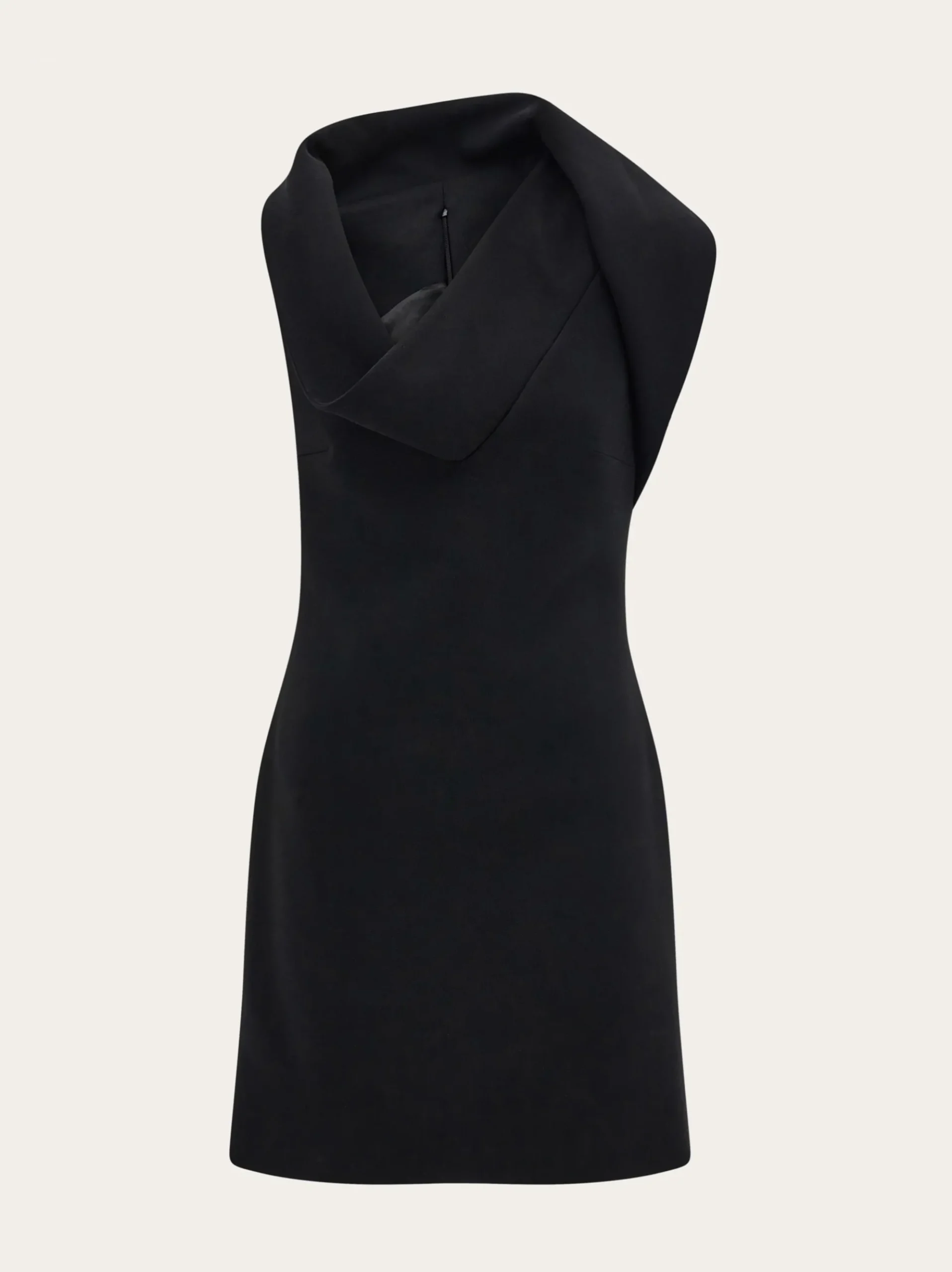 Short asymmetric dress - Women