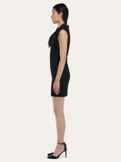 Short asymmetric dress - Women