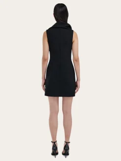 Short asymmetric dress - Women