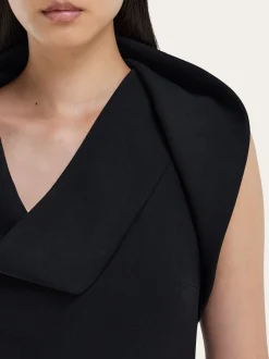 Short asymmetric dress - Women