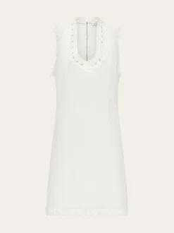 Short denim dress - Women