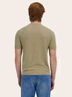 Short sleeve knitted top - Men