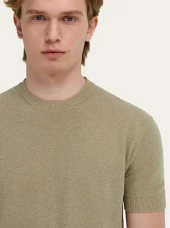 Short sleeve knitted top - Men
