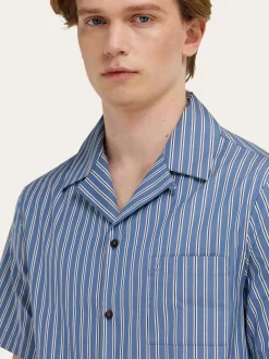 Short sleeve popline shirt - Men