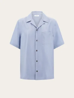 Short sleeve silk shirt - Men